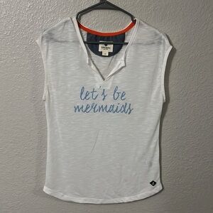 Like New Cute Sperry Let’s Be Mermaids Tee Medium